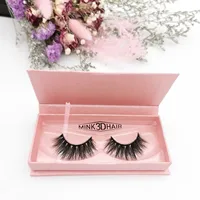 

wholesale 100% real 3d mink false eyelashes eyelash packaging box custom