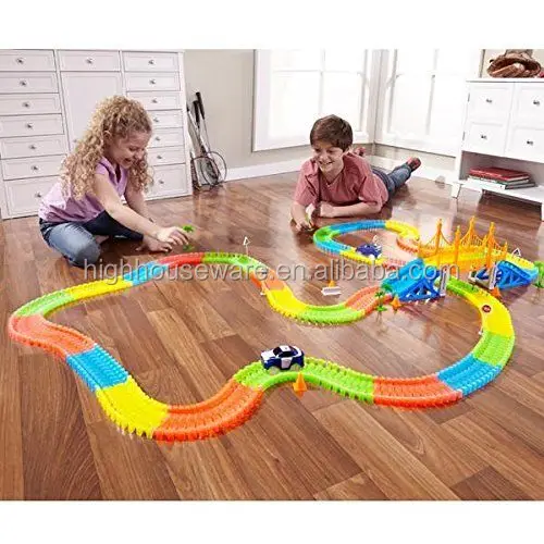 glowing race track toy