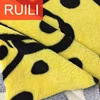 one side brushed yellow dot dice printed baby blanket material coral fleece fabric