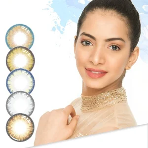 2018 hot selling super color beauty eye contact lens Pro series plano barbie eye contact lens