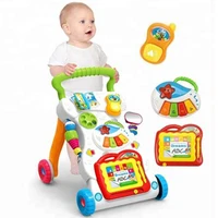 

Baby Trolley Walker | Musical High Quality Plastic Pushing Baby Walkers