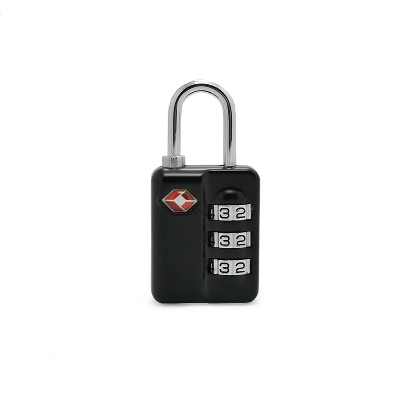 kom tot rust Eindeloos decaan TSA007 Luggage Lock TSA Approved Accepted Travel Lock for Suitcase Baggage  Bag Black 3 Digit Combination Metal Lock sabakuch.com