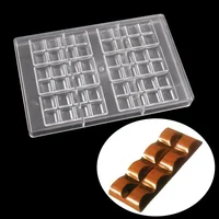 

Custom Polycarbonate Chocolate Mold Bar Making confectionery tools baking candy chocolate moulds