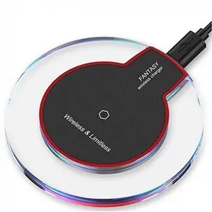 Universal Crystal Qi Fast Wireless Mobile Phone Charger