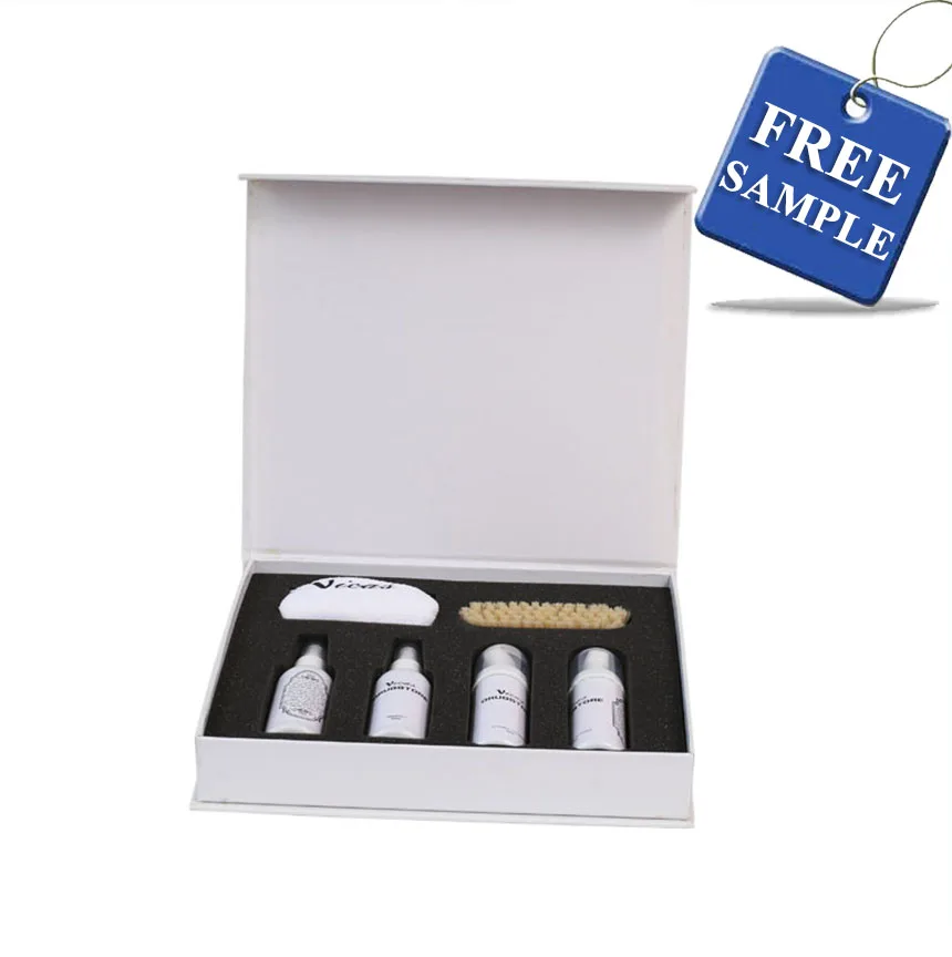 
All Natural Solution Shoe Cleaner All Purpose Bristle Brush Microfiber Towel for Leather Suede Canvas Mesh Knit 
