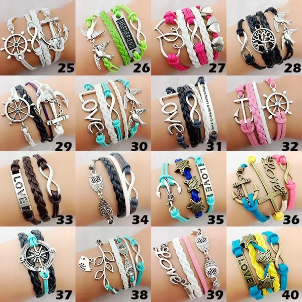 

Wholesale Fashion wrap bracelet friendship bracelets