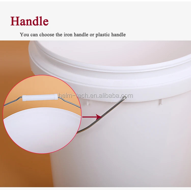 Iml Hdpe Color 20 Liter 5 Galllon Packaging Plastic Bucket In Karachi