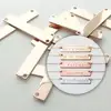 Personalized Custom Vertical Round Heart Shape Pendant Charms Jewelry For Engraving