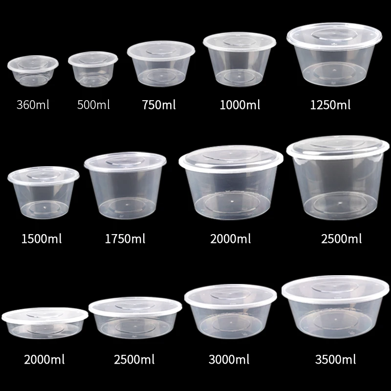 2000ML PLASTIC SOUP BOWL MICROWAVE SAFE AND BPA FREE