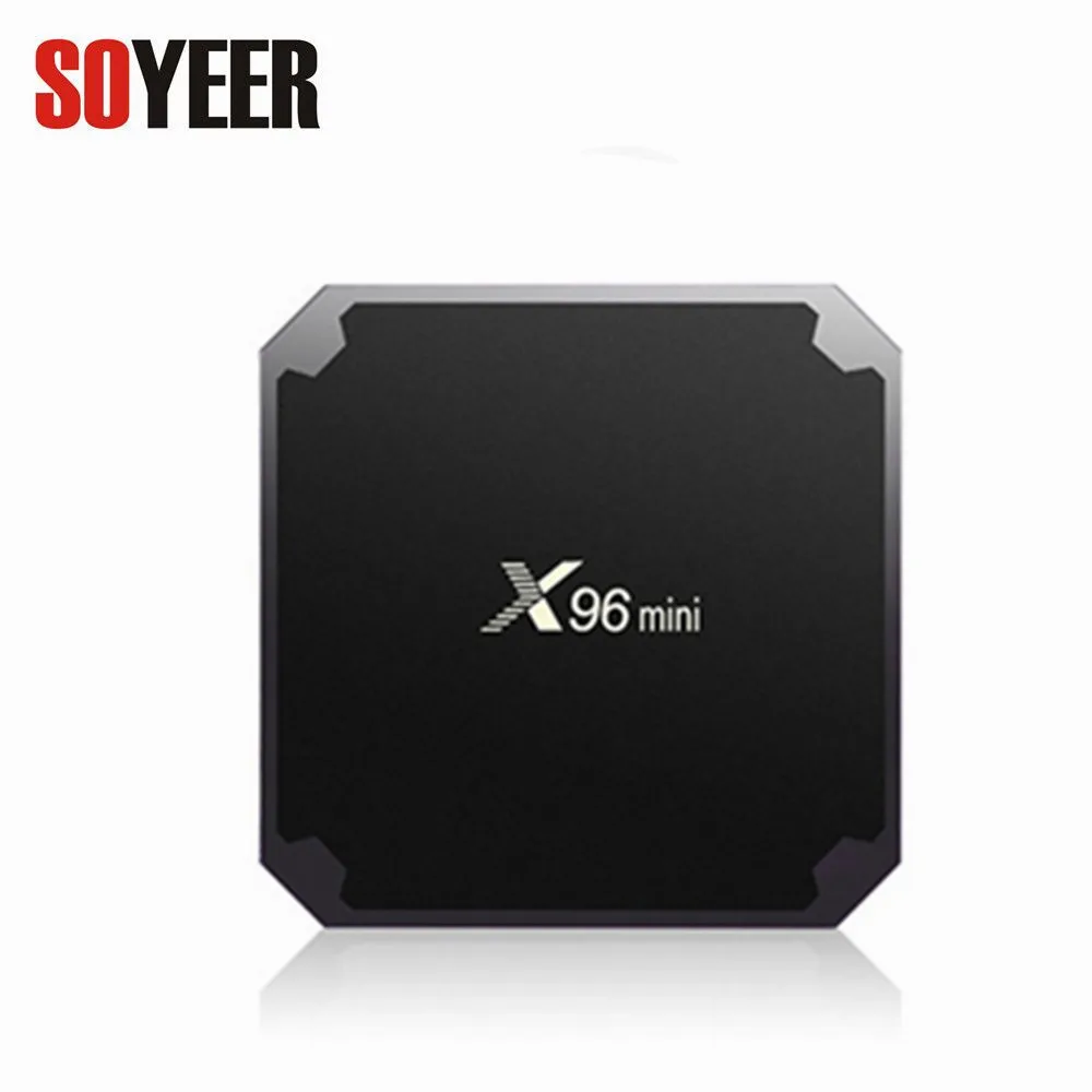 

Soyeer Popular x96 mini tv box 2G 16G Amlogic S905W Quad Core TV Box Android 7.1.2 Smart Tv Box X96mini