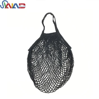 black mesh shopping bag