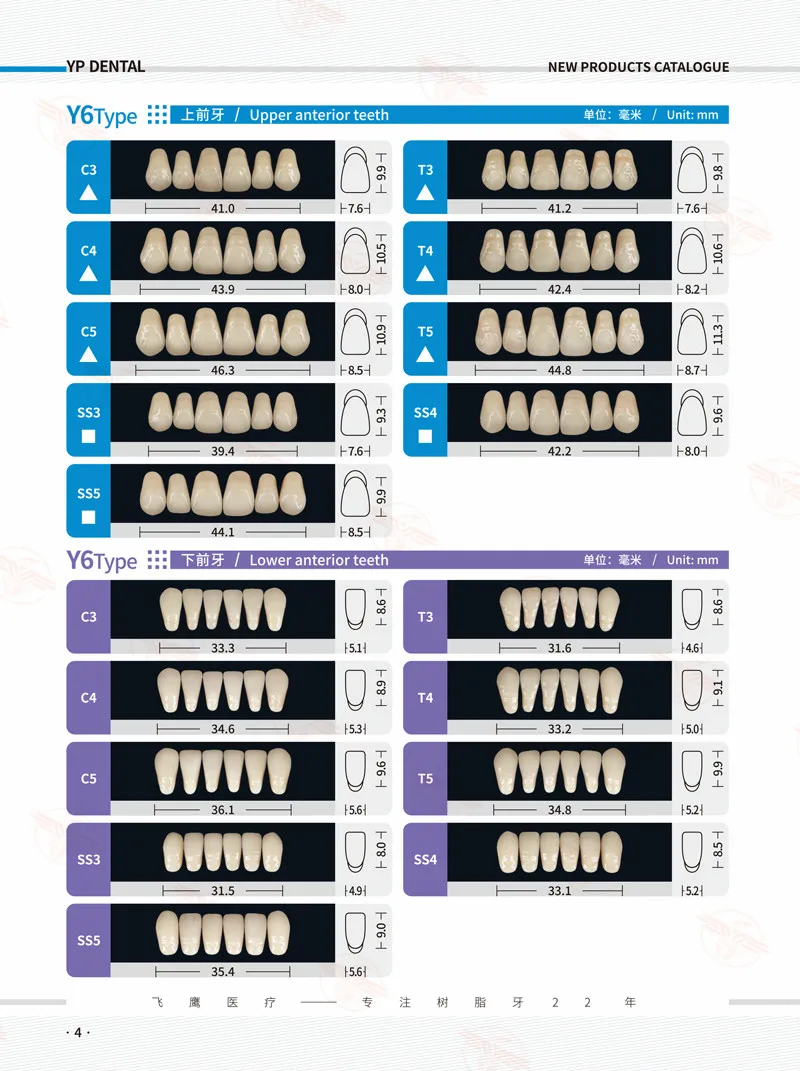Artificial Teeth Resin Acrylic Full Set Endura Teeth Composite Teeth