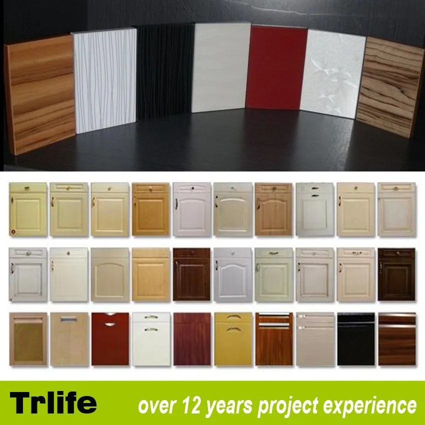 High Gloss Warm White Mdf Lacquer Finish Slab Door Kitchen