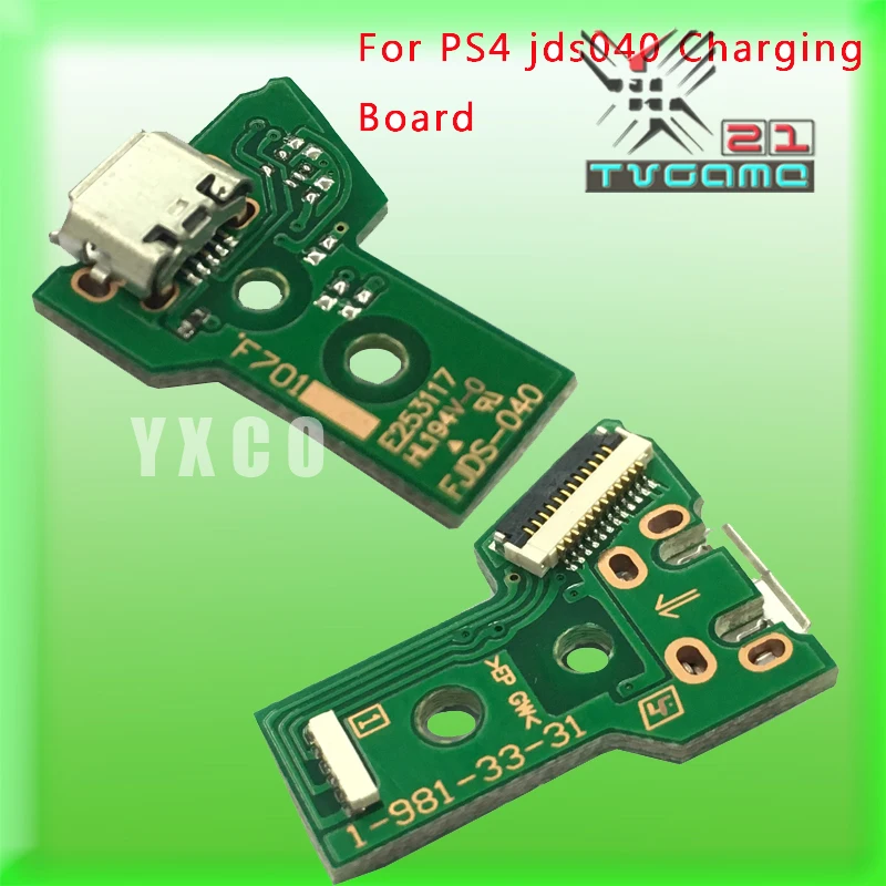 

Newest Model USB Charging Board USB Port Socket For PS4 controller board FJDS040 jds040 JDS-040 charger board, Green