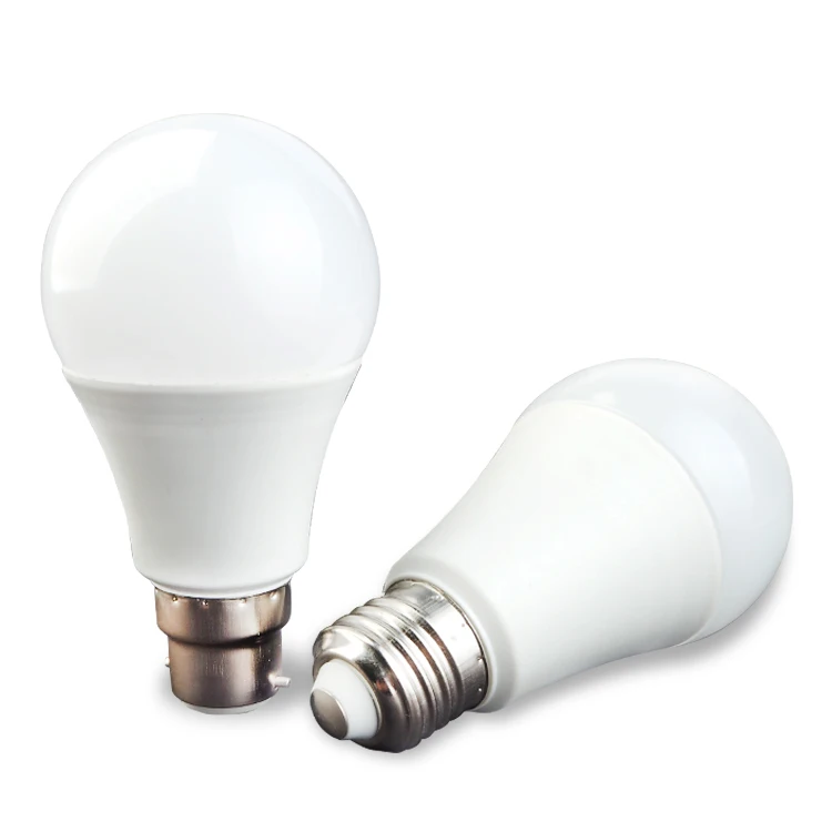 HOT SALE! Indoor Lighting A60 B22 E27  5W 6W 9W 12W 15W Led Bulb Lighting Lamp Driver rechargeable Led Bulb