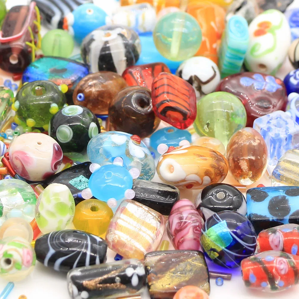

wholesale Mixed murano lampwork glass beads for jewelry making, Mixed color