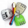 3 digit small code changeable combo lock for travel bag