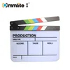 Commlite Acrylic Dry Erase Director's Film Clapboard Cut Action Scene Clapper Board Slate with Sticks (Colorful)