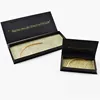 Free Sample Own Brand Packaging 4 Pair Black Book Lashes Magnetic Boxes, Lashdoll Brand Private Label Box with Strip Mink Lashes