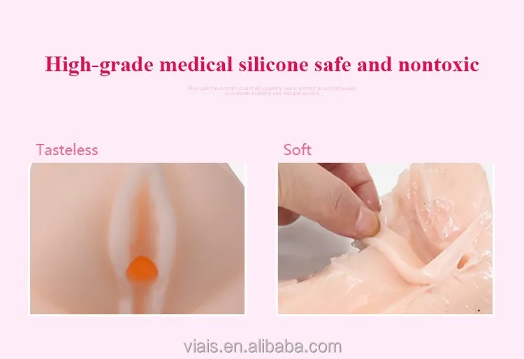 VIS06004 Hot Selling Food Grade Silicone Sex Toy Handhold Pussy Vagina