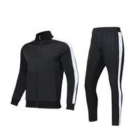 

Bulk Wholesale Top design Mens Clothing Gym Plain Fitted football Tracksuit for Men