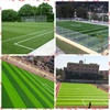12000 DTEX synthetic grass turf / soccer field turf artificial turf cheap football grass