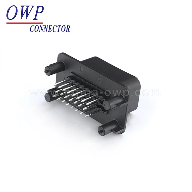 
35 way male sealed tyco auto ecu car automotive connector 