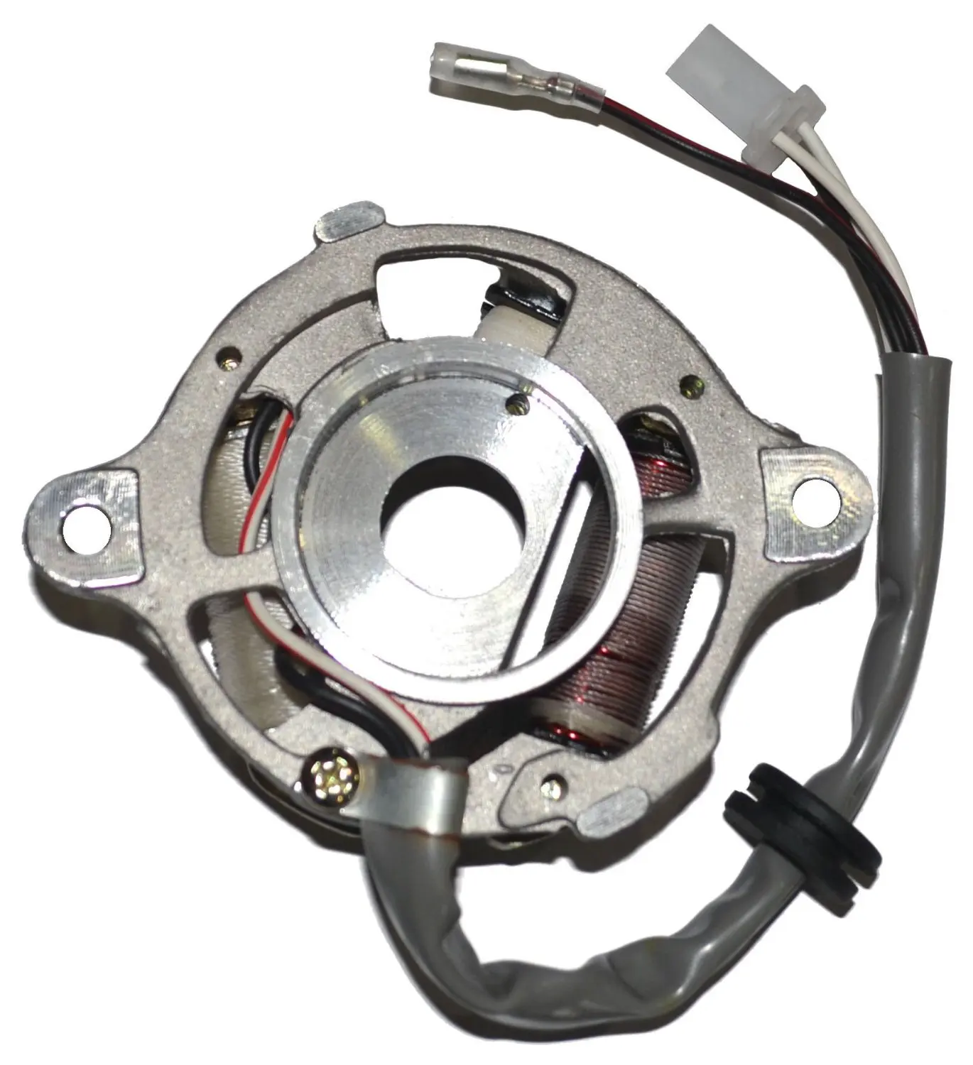 Get Quotations · Stator FOR YAMAHA PW 50 MAGNETO GENERATOR ASSEMBLY PW50  Y-ZINGER 1990 - 2000 NEW