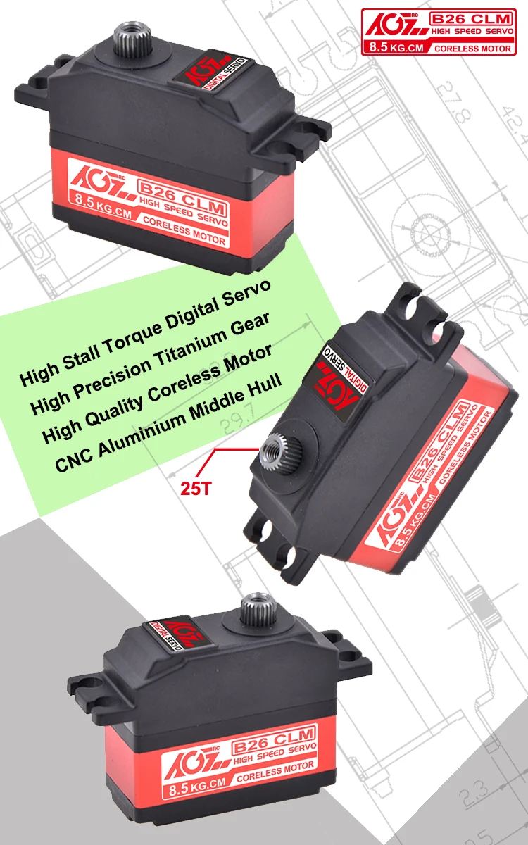 radio control vehicle servos