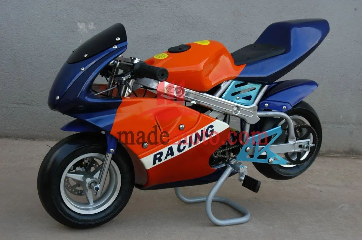 Gas-Powered Pocket Bike with 47CC Gasoline Engine WZPB4703G