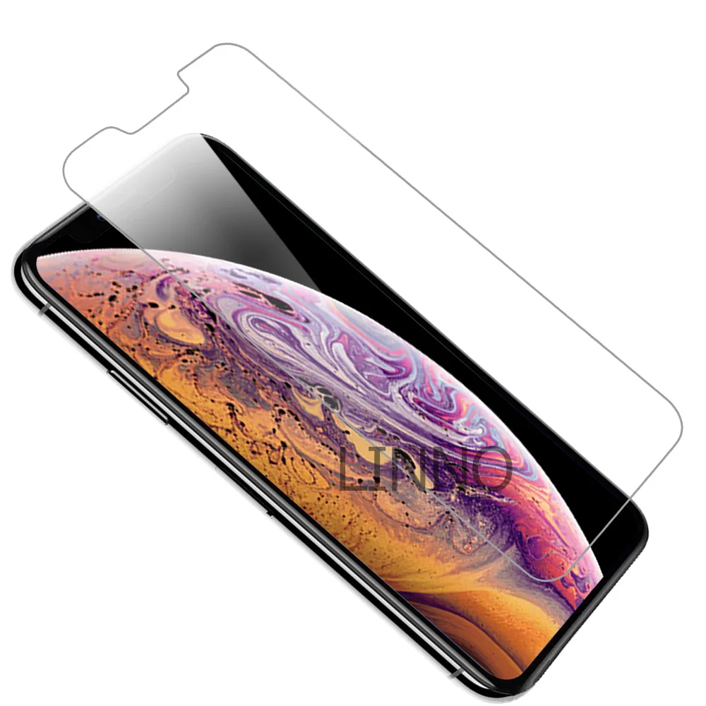 

High Quality Crystal Clear Anti- bacterial 9H Tempered Glass Protector for iPhone