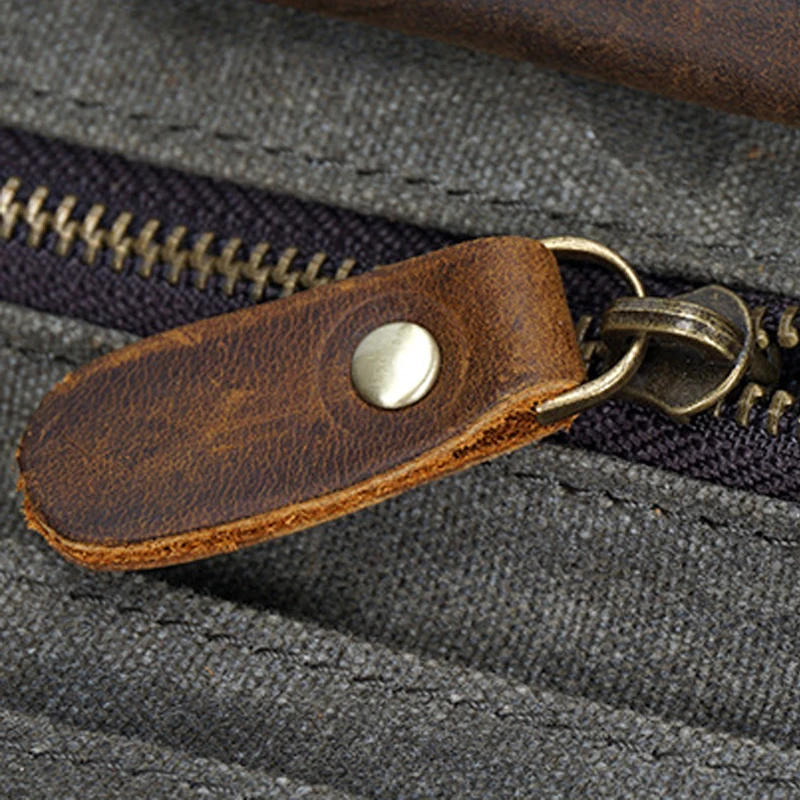 credit card holder for phone Waxed canvas bags Family RFID Blocking Cover Credit Card Document Organizer Travel Passport