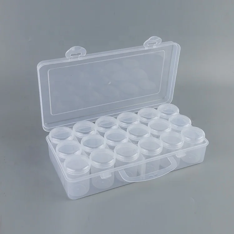 

Excellent quality 18 bottle suit pill case with handle portable storage box