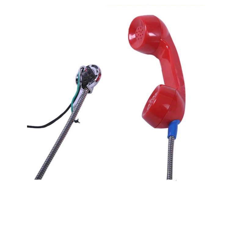 
Explosion proof armored cord handset/telephone handset accessories/handset with Y spade connector 