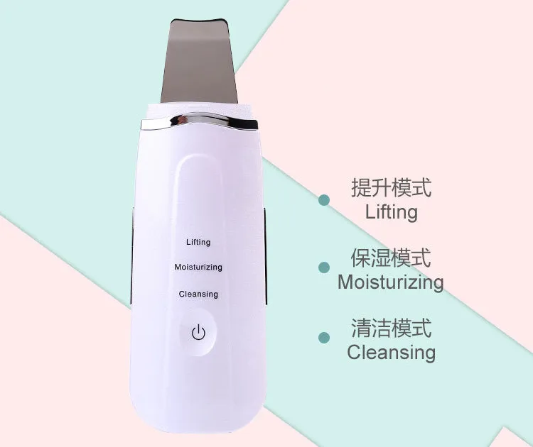 Korea Professional Portable Sonic Skin Scrubber Facial Machine Skin
