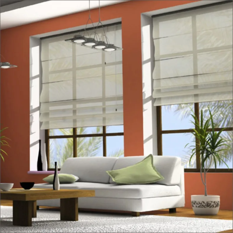 2014 China Top Sell Automatic Roman Style Window Blinds Roman