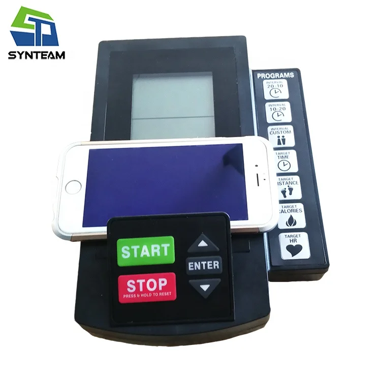 

Mobile Fitness Counter Console Monitor Exercise Air Bike With Lcd Display, Black or custom