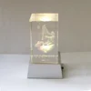 Silver plastic white color lights led battery light base bottle display stand