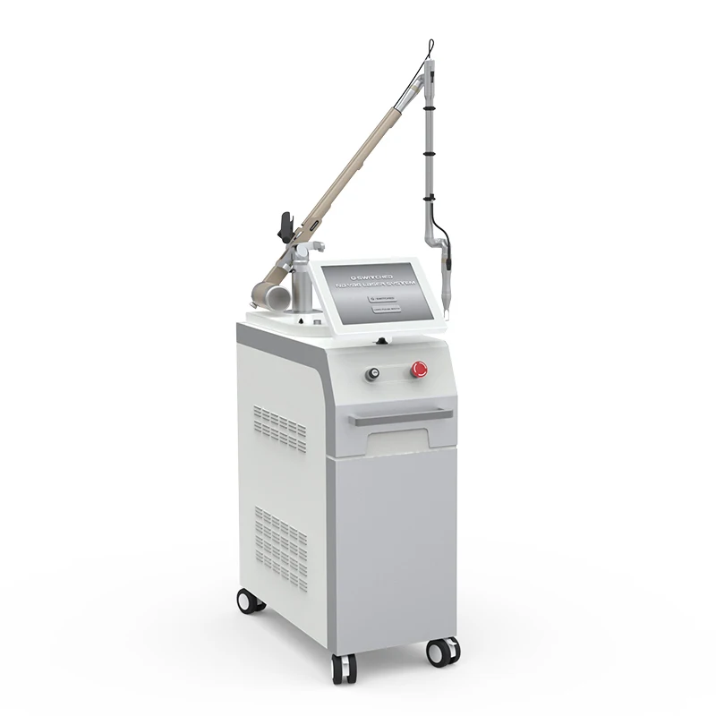 

Most effective 1064nm 532nm 1320 nm nd yag laser machine for pigment vascular lesions, Red white/ gray white