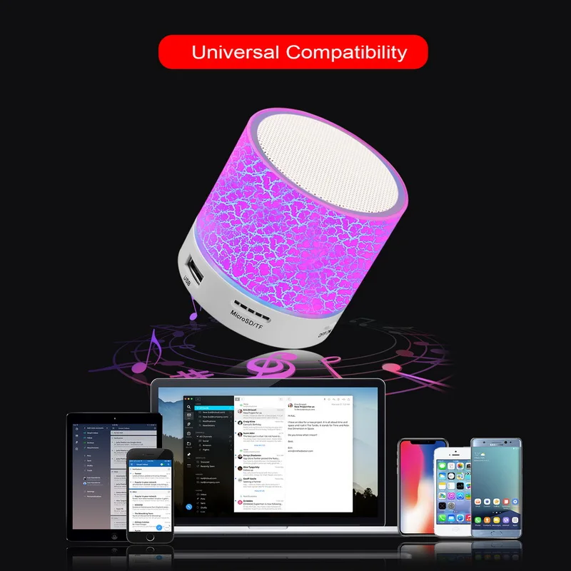 2019 New Product Portable Subwoofer S10 Wireless Speaker Car Handsfree