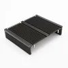 Custom extruded aluminum heatsink enclosure for electronic switch box