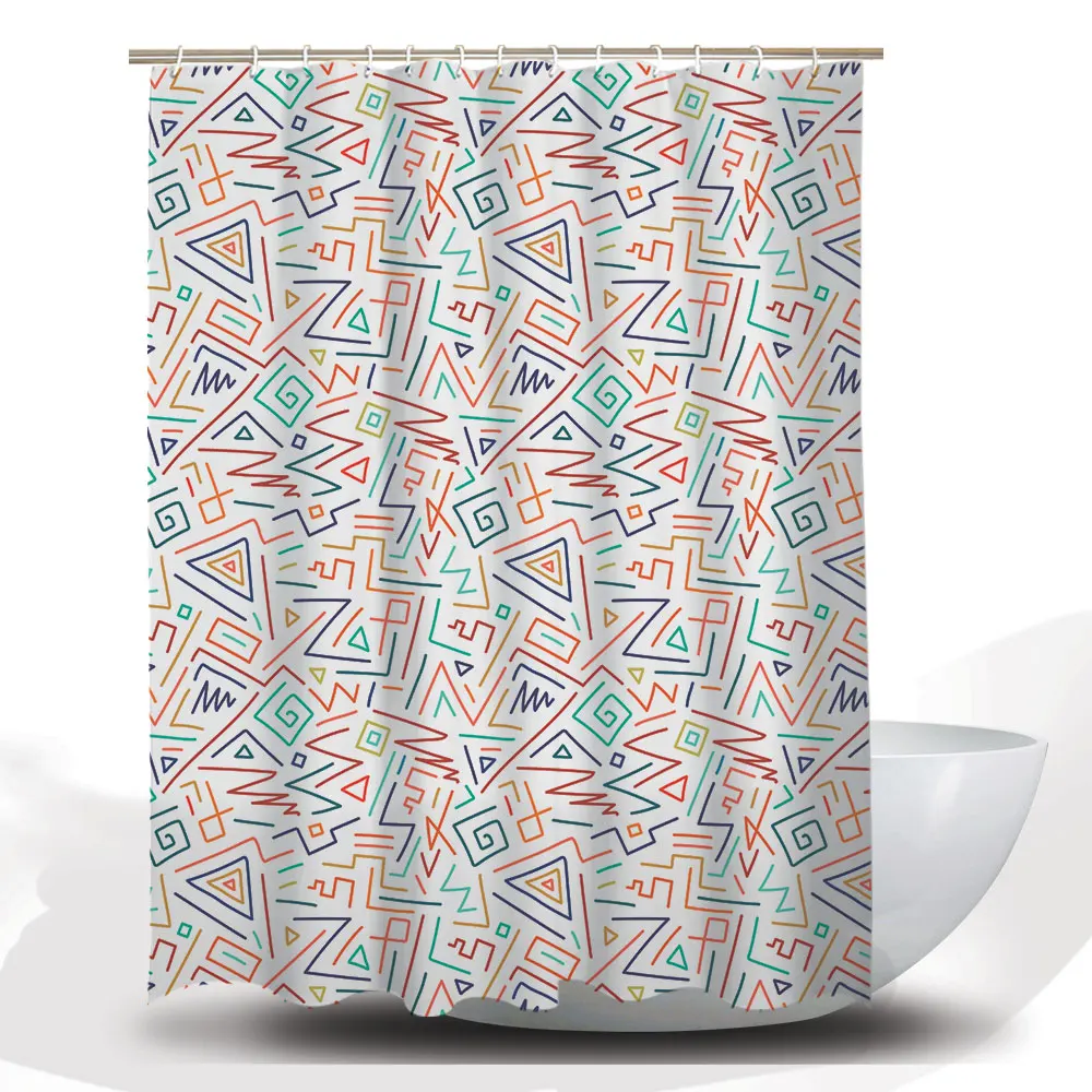 

Custom Design Colour Waterproof Luxury Thick Shower Curtain, Customized color
