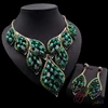 african fashion jewelry sets christmas gift ideas 2016 natural gemstone green crystal necklace jewellery set
