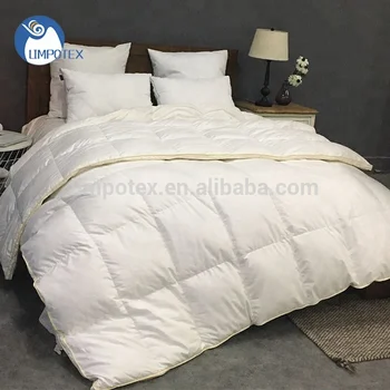 Comfortable Bed Duvet White Duck Feather Quilt Double Super