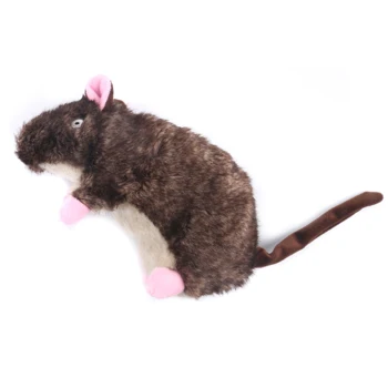 stuffed rat dog toy