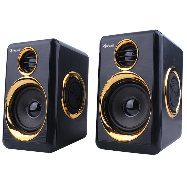 

New big bass wired usb speaker, 5V power 2.0 computer pc stereo speaker, Black,red,gold,silver,green,blue