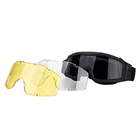 

Hunting goggles Wind Dust Protection Tactical Glasses Outdoor Sports Motorcycling Glasses BK