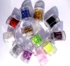 Abundent colors nail art glitter powder for making up