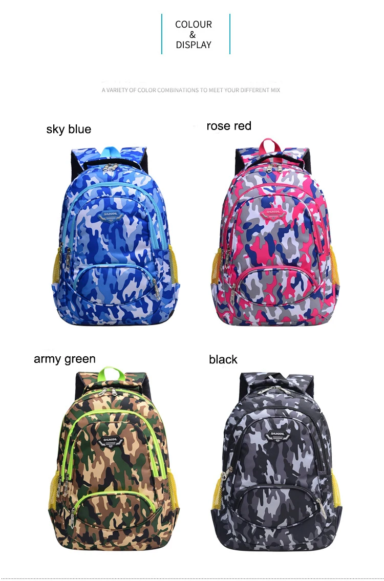 army colour college bags