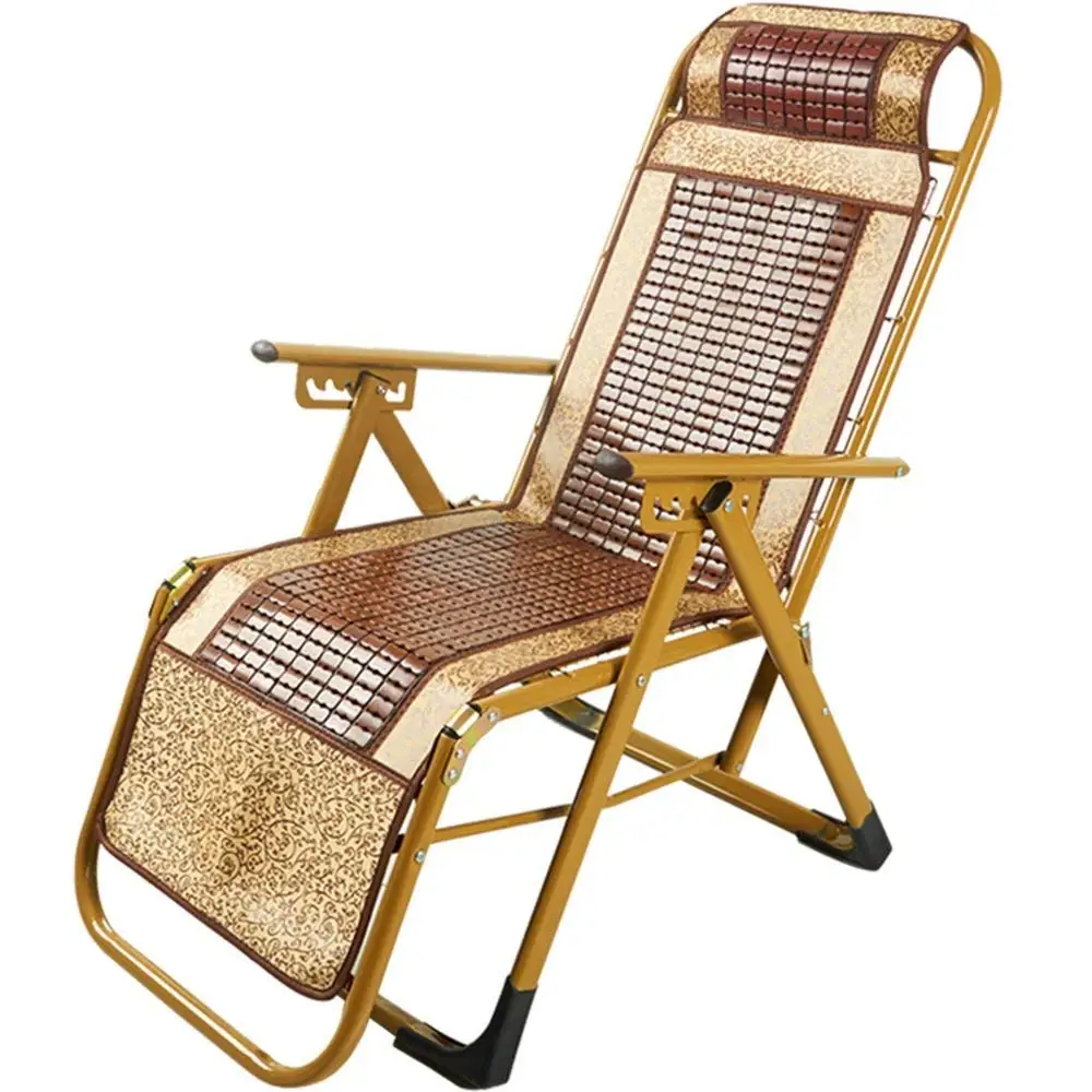 Rocking Chairs MEIDUO Zero Gravity Patio Lounge Chair Oversize 5 Levels Adjustable Recliner with Headrest Mat Support 160kg (Color : B 5 levels adjustable)